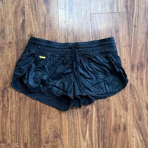Black Lole Athletic Shorts, Size Small